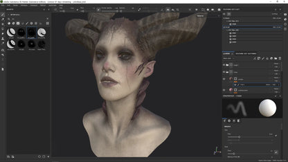 Character Face Texturing in Substance Painter