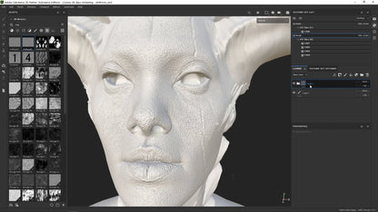 Character Face Texturing in Substance Painter