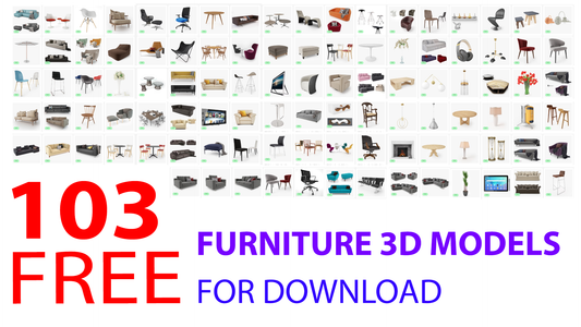 103 Free Furniture 3D Models For Download