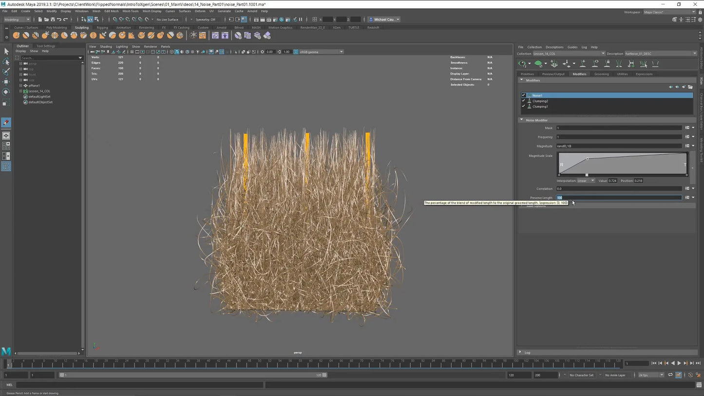 Introduction to XGen for Maya