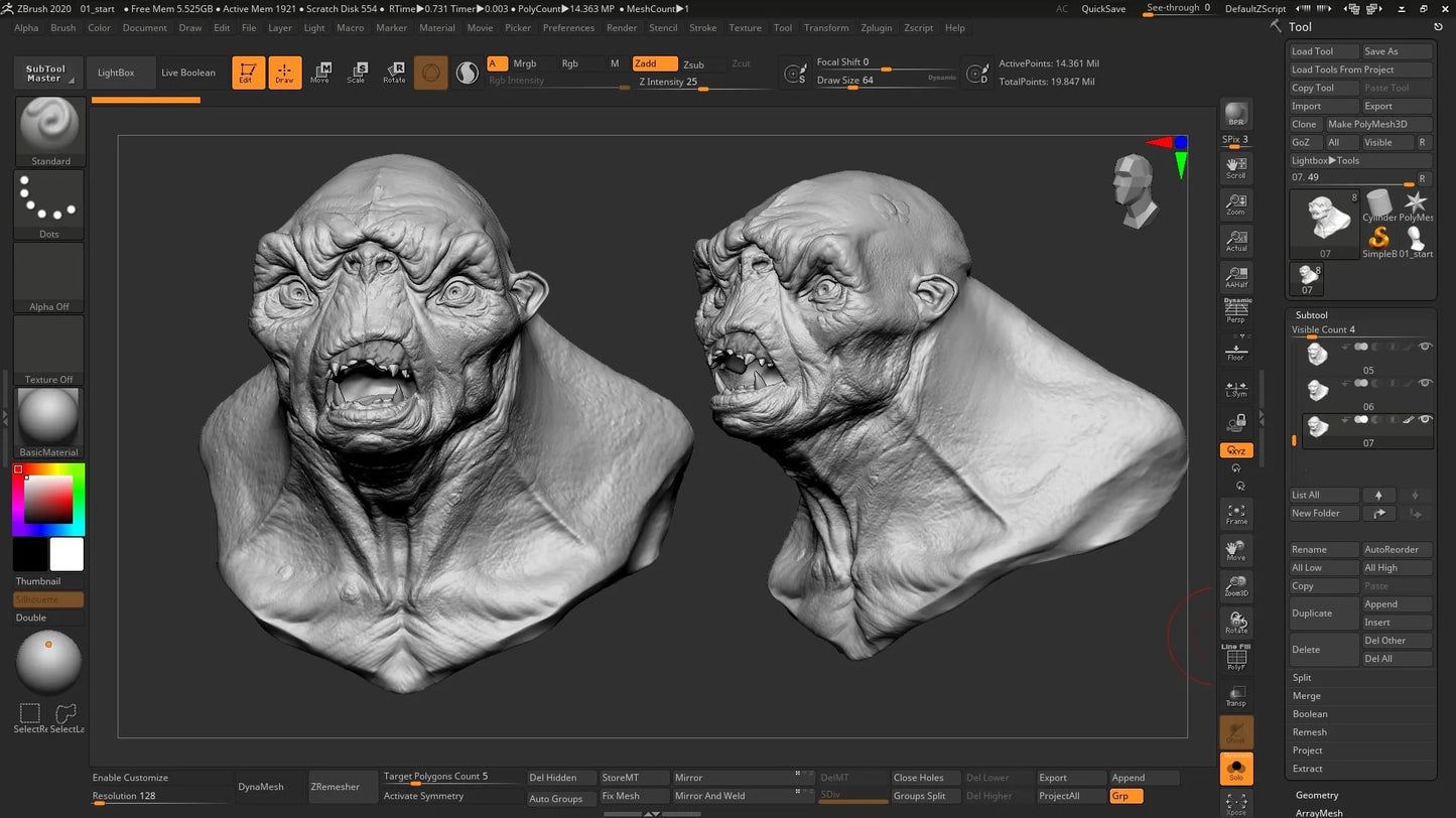 Introduction to ZBrush for Beginners